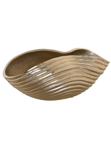 Centre de Table Home ESPRIT Doré Abstrait Moderne 30 x 16 x 14 cm