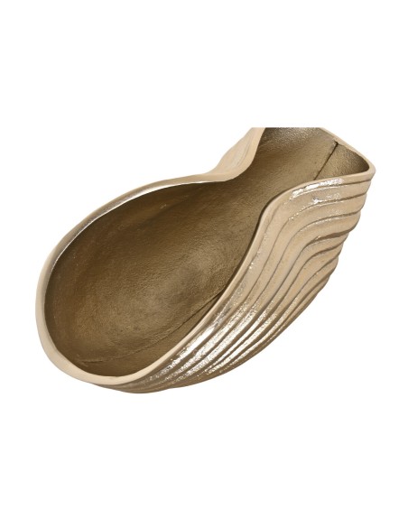 Centre de Table Home ESPRIT Doré Abstrait Moderne 30 x 16 x 14 cm
