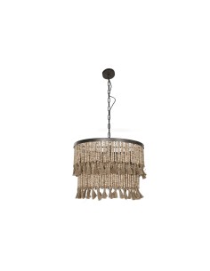 Suspension Home ESPRIT Marron Naturel Bois Métal 50 W 61 x 61 x 117 cm