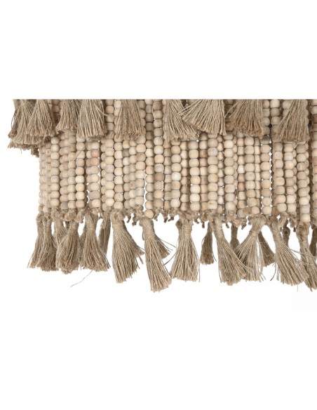 Suspension Home ESPRIT Marron Naturel Bois Métal 50 W 61 x 61 x 117 cm