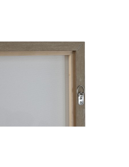 Jeu de 3 tableaux Home ESPRIT Palmiers Tropical 180 x 4 x 120 cm (3 Pièces)