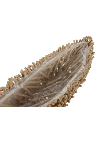 Centre de Table Home ESPRIT Marron Clair Urbaine 86 x 25 x 17 cm