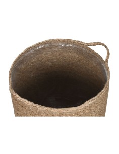 Set de basket Home ESPRIT Naturel Fibre naturelle 37 x 37 x 41 cm (5 Pièces) 2