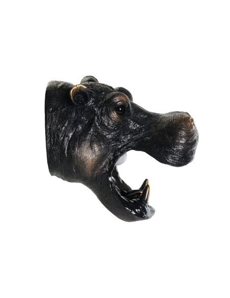 Applique Murale DKD Home Decor Cuivre Doré 50 W Colonial Hippopotame 220 V 35 x 23 x 34 cm (2 Unités)