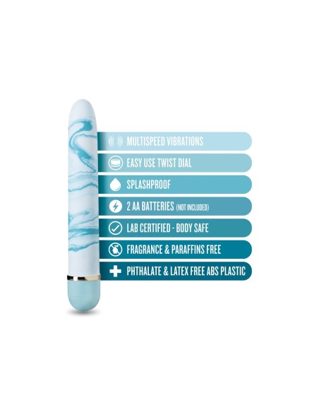 Vibromasseur à boules Blush The Collection Bleu