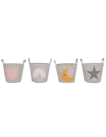 Panier Home ESPRIT Multicouleur (4 Unités)