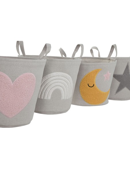 Panier Home ESPRIT Multicouleur (4 Unités)