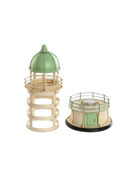 Figurine Décorative Home ESPRIT Bleu Vert Rose 13 x 13 x 27,5 cm (3 Unités)