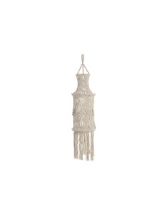 Écran de lampe Home ESPRIT Macramé Urbaine 25 x 25 x 108 cm