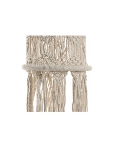 Écran de lampe Home ESPRIT Macramé Urbaine 25 x 25 x 108 cm 2