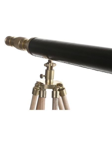 Figurine Décorative Home ESPRIT Marron Doré Vintage Télescope 63 x 40 x 70 cm