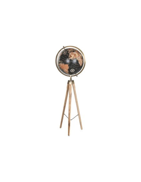Globe terrestre Home ESPRIT Marron Tripode Vintage 45 x 45 x 123 cm