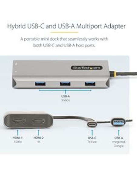 Kit de réparation Startech 167B-USBC-MULTIPORT