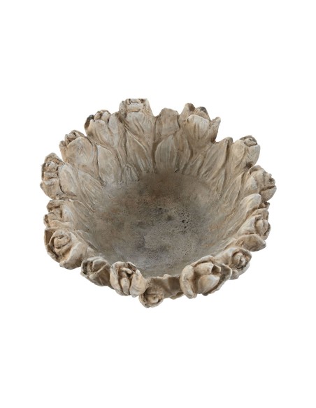 Centre de Table Home ESPRIT Gris Shabby Chic Finition vieillie 23 x 23 x 10 cm