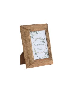 Cadre photo Home ESPRIT Naturel Verre Bois de manguier