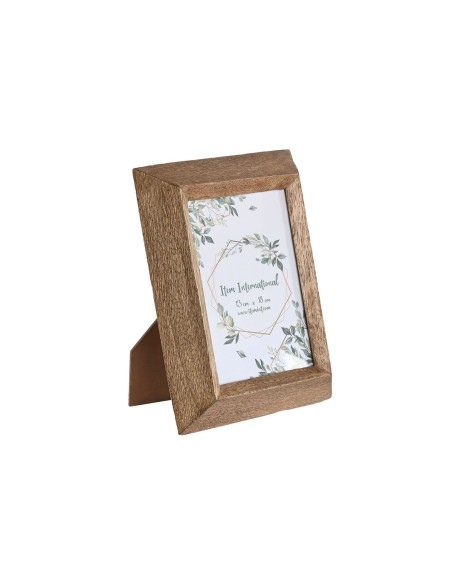 Cadre photo Home ESPRIT Naturel Verre Bois de manguier Montagne