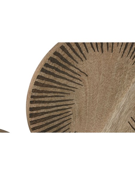 Décoration murale Home ESPRIT Naturel Moderne Cercles 84 X 4,5 X 56 CM