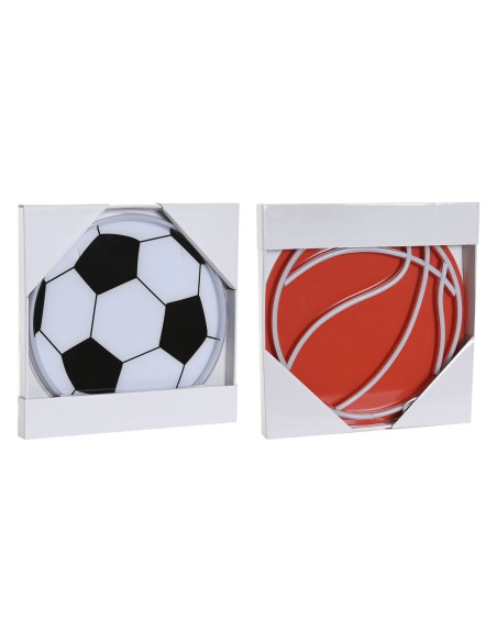 Décoration lumineuse Home ESPRIT Acrylique Urbaine 31 X 1,5 X 31 CM (2 Unités)