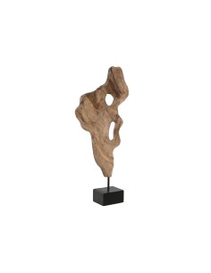 Figurine Décorative Home ESPRIT Noir Marron Clair Moderne 26 X 8 X 56 CM