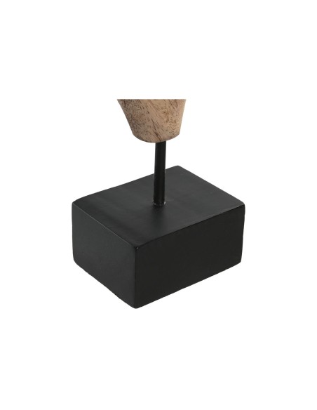 Figurine Décorative Home ESPRIT Noir Marron Clair Moderne 26 X 8 X 56 CM