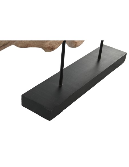 Figurine Décorative Home ESPRIT Noir Marron Clair Moderne 74 X 9 X 42 CM