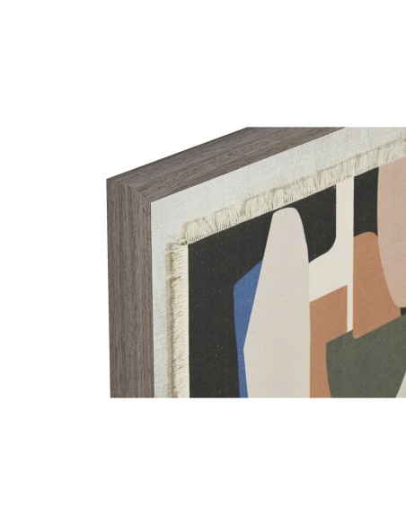 Cadre Home ESPRIT Beige Abstrait Urbaine 42,4 X 3 X 57 CM (2 Unités)