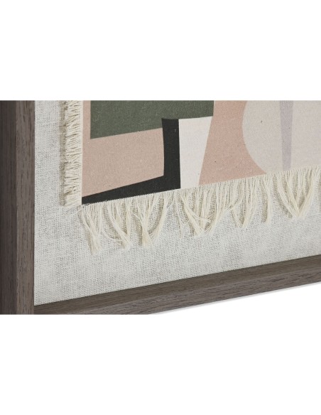 Cadre Home ESPRIT Beige Abstrait Urbaine 42,4 X 3 X 57 CM (2 Unités)