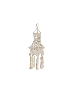 Écran de lampe Home ESPRIT Macramé Urbaine 30 x 30 x 30 cm