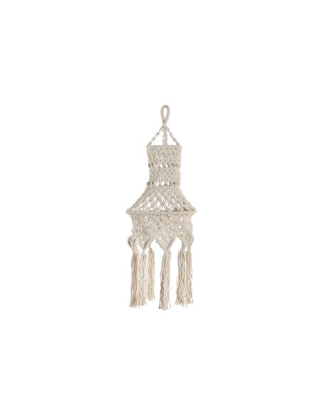 Écran de lampe Home ESPRIT Macramé Urbaine 30 x 30 x 30 cm