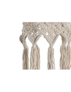 Écran de lampe Home ESPRIT Macramé Urbaine 30 x 30 x 30 cm 2