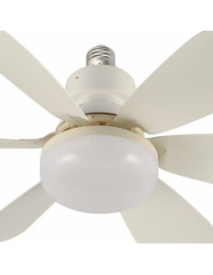Ventilateur de Plafond CristalRecord NIKIYA Transparent 18 W 2