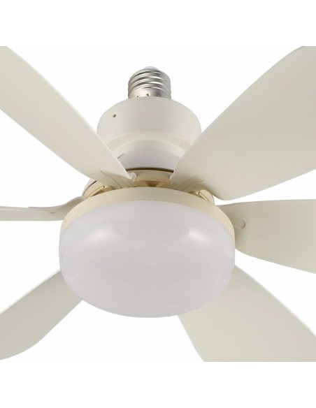 Ventilateur de Plafond CristalRecord NIKIYA Transparent 18 W