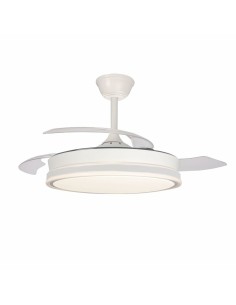 Ventilateur de Plafond CristalRecord SUPERECO RETRAC 45W MD Transparent