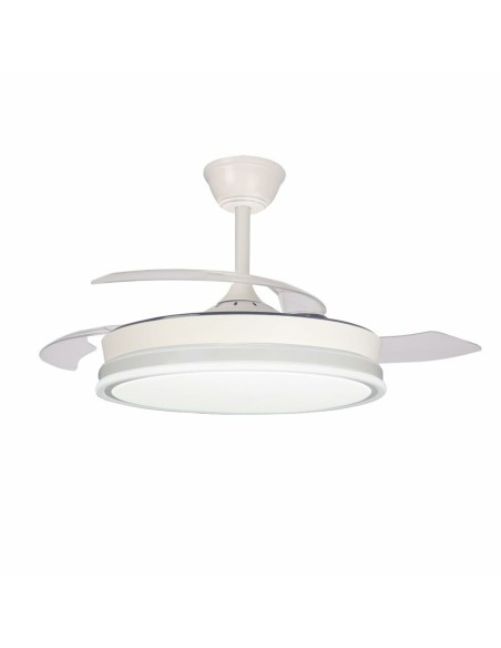 Ventilateur de Plafond CristalRecord SUPERECO RETRAC 45W MD Transparent