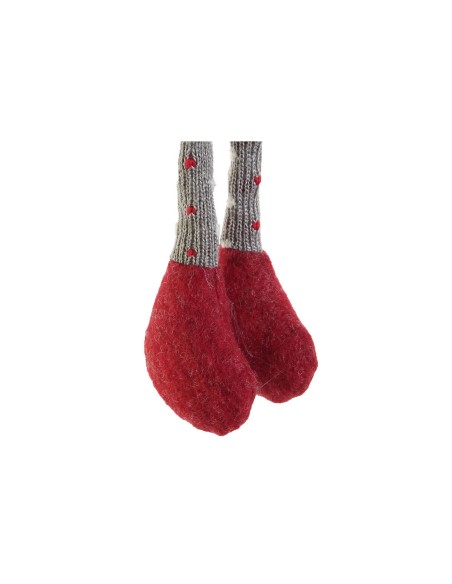 Couronne de Noël DKD Home Decor Multicouleur Bois 30 x 7 x 46 cm (2 Unités)