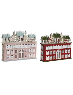 Calendrier de l’Avent DKD Home Decor Bois 37,5 x 8,5 x 31 cm (2 Unités)