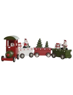 Décorations de Noël DKD Home Decor Rouge Vert 35,5 x 5 x 8,8 cm (2 Unités) 2