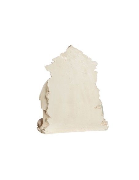 Bougie DKD Home Decor Bleu Blanc Rose Résine 24 x 8 x 27,5 cm (2 Unités)