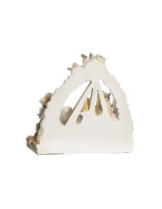 Crèche de Noël DKD Home Decor Bleu Blanc Marron Résine 23,5 x 8 x 20,5 cm (2 Unités) 2