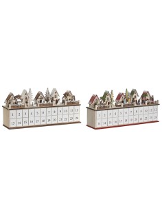 Calendrier de l’Avent DKD Home Decor Bois 45 x 11 x 23 cm (2 Unités)