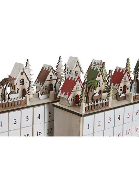 Calendrier de l’Avent DKD Home Decor Bois 45 x 11 x 23 cm (2 Unités)