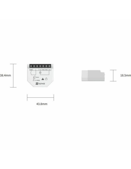 Interrupteur Ezviz CS-T35-R100-W 100 W