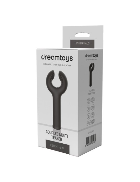 Vibromasseur anal Dream Toys Essentials Couples Multi Teaser Noir