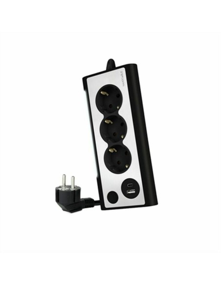 Rallonge 3 Tomas Schuko NANOCABLE 10.37.0013-BK