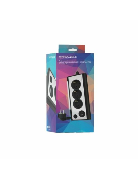 Rallonge 3 Tomas Schuko NANOCABLE 10.37.0013-BK