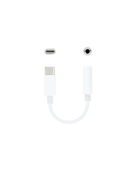 Adaptateur USB-C vers Jack 3.5 mm NANOCABLE 10.24.1205-W Blanc (1 Unité)