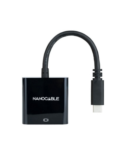 Adaptateur USB-C vers HDMI NANOCABLE 10.16.4102-BK Noir 4K Ultra HD (1 Unité)