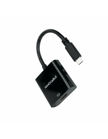 Adaptateur USB-C vers HDMI NANOCABLE 10.16.4102-BK Noir 4K Ultra HD (1 Unité)
