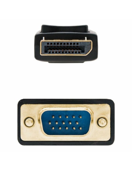 Adaptateur DisplayPort vers VGA NANOCABLE 10.15.4402 Noir 2 m