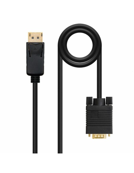Adaptateur DisplayPort vers VGA NANOCABLE 10.15.4402 Noir 2 m
